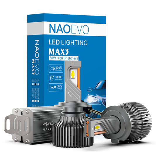 120W 13000LM LED Headlight Bulb  NAOEVO MAX3